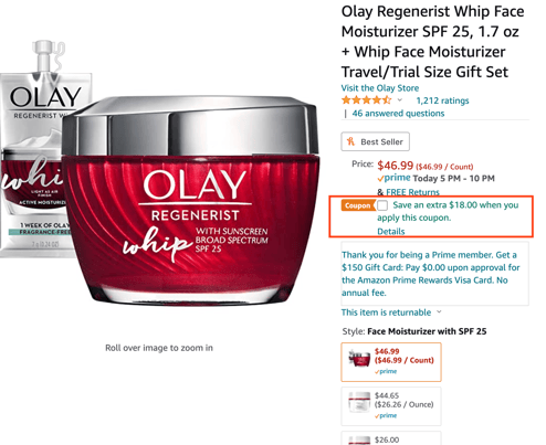 Use manufacturer coupon on amazon